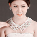 MYLOVE White pearl collar earring set fashion jewelry MLT011